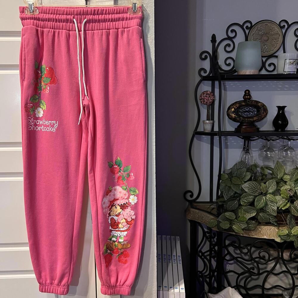 Pink Strawberry Shortcake Women's Sweatpants